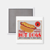 HotDogSign, magneet (Voorkant / Achterkant)