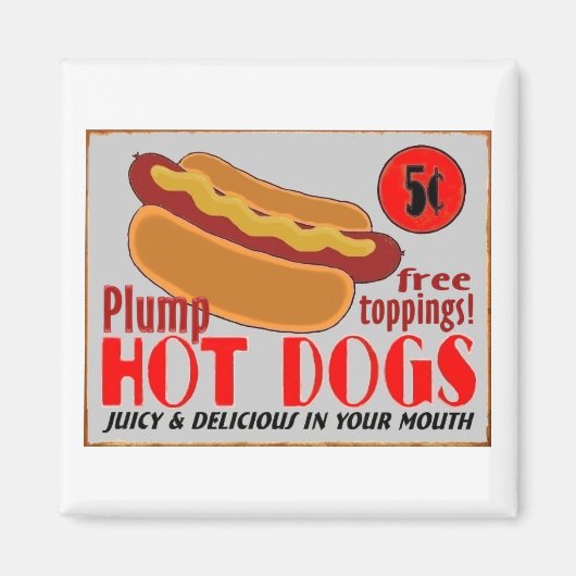 HotDogSign, magneet (Voorkant)