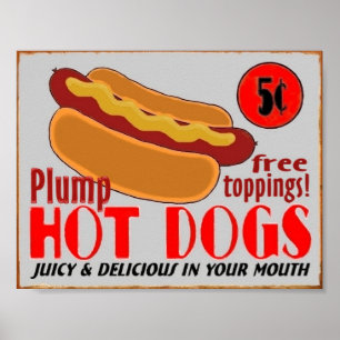 HotDogSign, poster