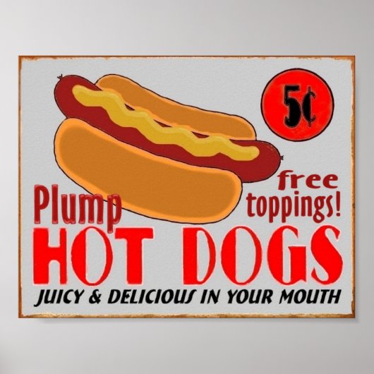 HotDogSign, poster (Voorkant)