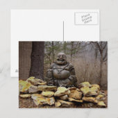 Hotei lacht briefkaart (Voorkant / Achterkant)