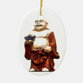 Hotei Laughing Buddha Keramisch Ornament (Voorkant)