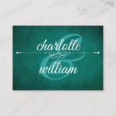 Hotel Accommodatie Kaarten Modern Donkergroen (Achterkant)