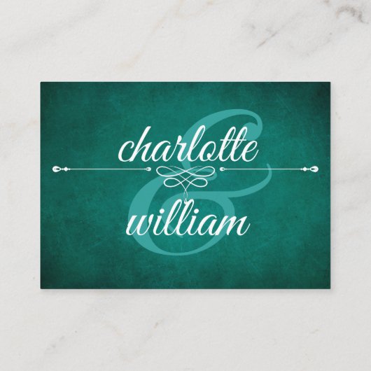 Hotel Accommodatie Kaarten Modern Donkergroen (Achterkant)