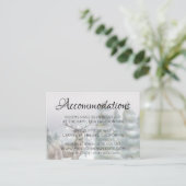 Hotel Accommodatie Kaarten winter magische idylle (Staand voorkant)