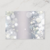 Hotel Accommodatie Kaarten winter magische idylle (Achterkant)