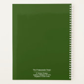 Hotel Accommodatie Name Schedule Planner (Achterkant)