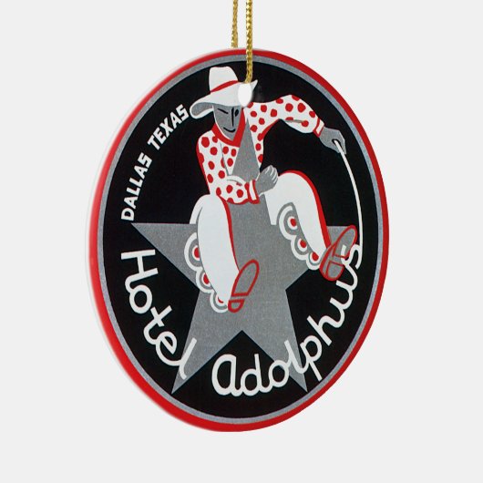 Hotel Adolphus, Dallas, Texas Keramisch Ornament (Rechts)