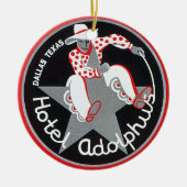 Hotel Adolphus, Dallas, Texas Keramisch Ornament (Voorkant)