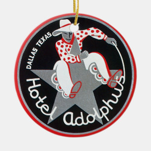 Hotel Adolphus, Dallas, Texas Keramisch Ornament
