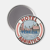 Hotel Adriatico in Venetië Magneet (Voorkant / Achterkant)