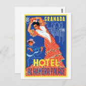 Hotel Alhambra Palace Granada Briefkaart (Voorkant / Achterkant)