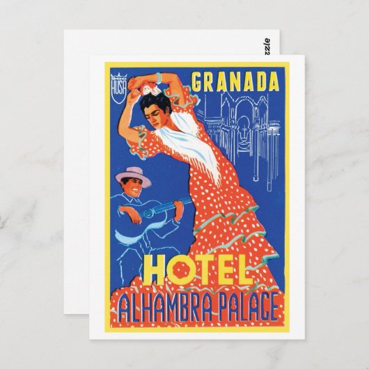 Hotel Alhambra Palace Granada Briefkaart (Voorkant / Achterkant)