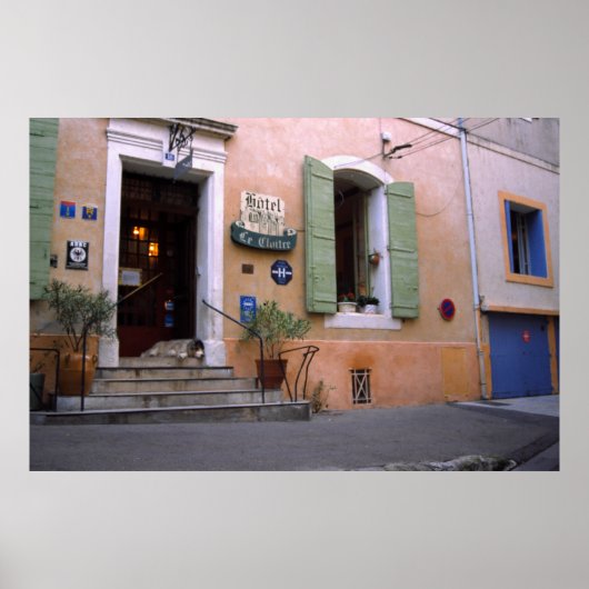 Hotel, Arles, Provence Poster (Voorkant)