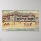 Hotel Atlantic, 1950 Ocean City, MD Poster (Voorkant)