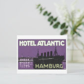Hotel Atlantic Hamburg Briefkaart (Staand voorkant)
