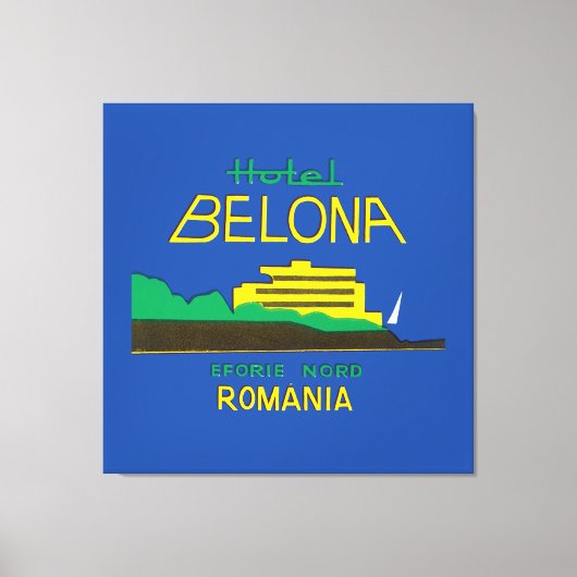Hotel Belona - XL Canvas Afdruk (Voorkant)