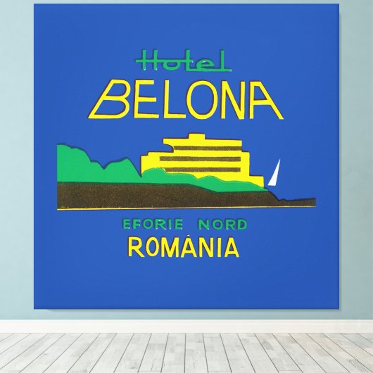 Hotel Belona - XL Canvas Afdruk (Insitu (Houten vloer))