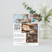 Hotel Boeking Minimal Modern Clean Promotional (Staand voorkant)
