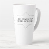 Hotel Branding op een Latte Mok (Rechterhoek)