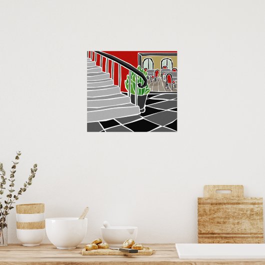 Hotel Cafe Poster (Keuken)