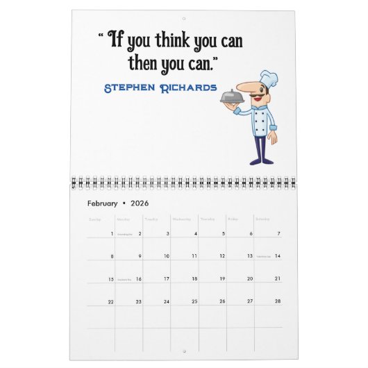 Hotel Calendar Kalender (Feb 2026)