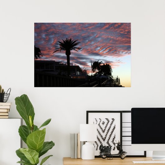 hotel california poster (Thuiskantoor)