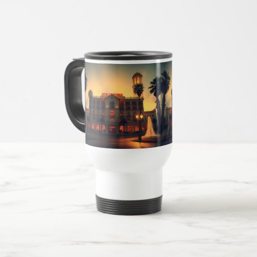 "Hotel Californië" Reisbeker (Voorkant links)