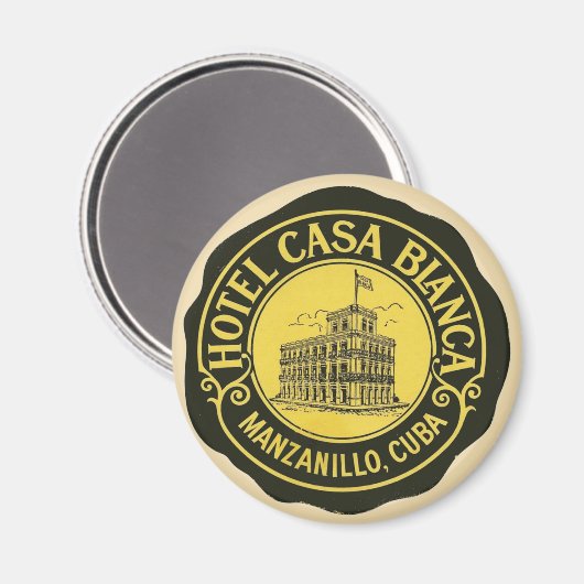  hotel Casa Blanca, Cuba Magneet (Voorkant / Achterkant)