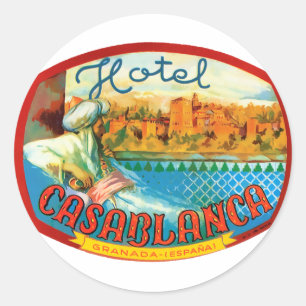 Hotel Casablanca sticker 