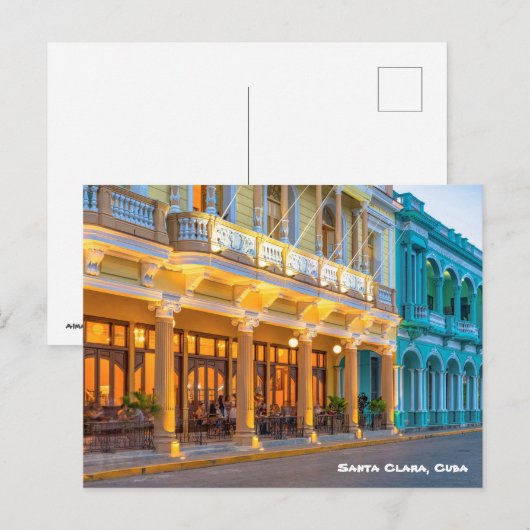 Hotel Central, Santa Clara, Cuba Briefkaart (Voorkant / Achterkant)
