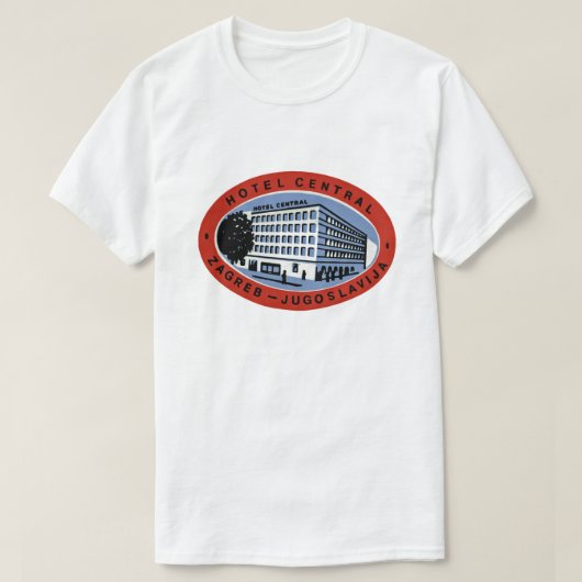 Hotel Central Zagreb T-shirt (Design voorkant)