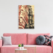 Hotel Chelsea Canvas Print (Insitu (Woonkamer))