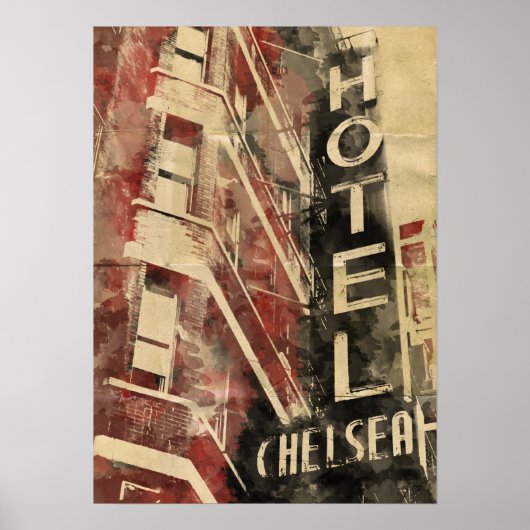 Hotel Chelsea Hotel Poster (Voorkant)