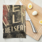 Hotel Chelsea Waterverf Art Keukenhanddoek (Quarter Fold)