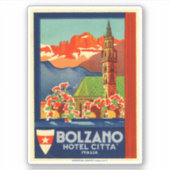 Hotel Citta Italy Bolzano Sticker (Voorkant)