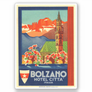Hotel Citta Italy Bolzano Sticker
