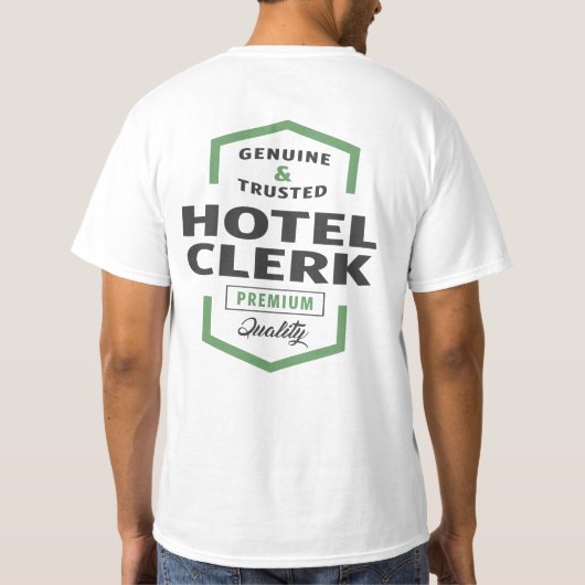 Hotel Cleck Logo Cadeauideeën. T-shirt (Achterkant)
