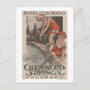 Hotel Colorado & Baths Poster Briefkaart