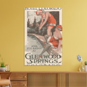 Hotel Colorado & Baths Poster Canvas Afdruk (Insitu (Woonkamer))