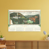 Hotel Colorado Brochure Canvas Afdruk (Insitu (Woonkamer))