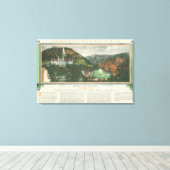 Hotel Colorado Brochure Canvas Afdruk (Insitu (Houten vloer))