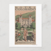 Hotel Colorado Travel Poster Briefkaart (Voorkant)