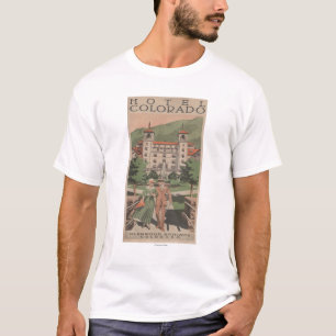 Hotel Colorado Travel Poster T-shirt