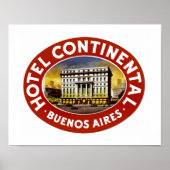 Hotel Continental Buenos Aires Poster (Voorkant)