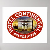 Hotel Continental Buenos Aires Poster (Voorkant)