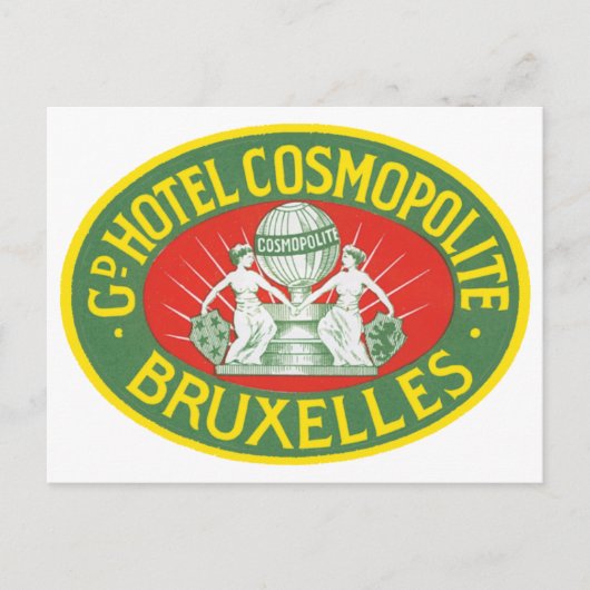 Hotel Cosmopolite, Brussel Briefkaart (Voorkant)