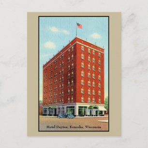  Hotel Dayton, Kenosha, Wisconsin Briefkaart
