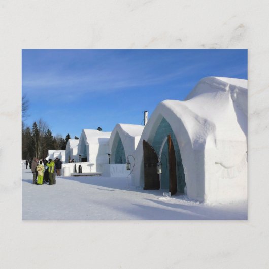 Hotel de Glace, Quebec, Canada Briefkaart (Voorkant)