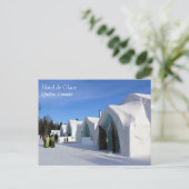 Hotel de Glace, Quebec, Canada Briefkaart (Staand voorkant)